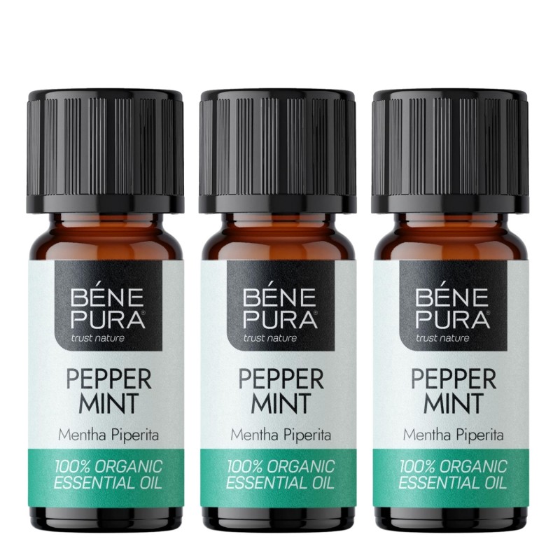 3x Bio Peppermint Essential oil - 5ml - Benepura.com 3x Bio Peppermint Essential oil - 5ml