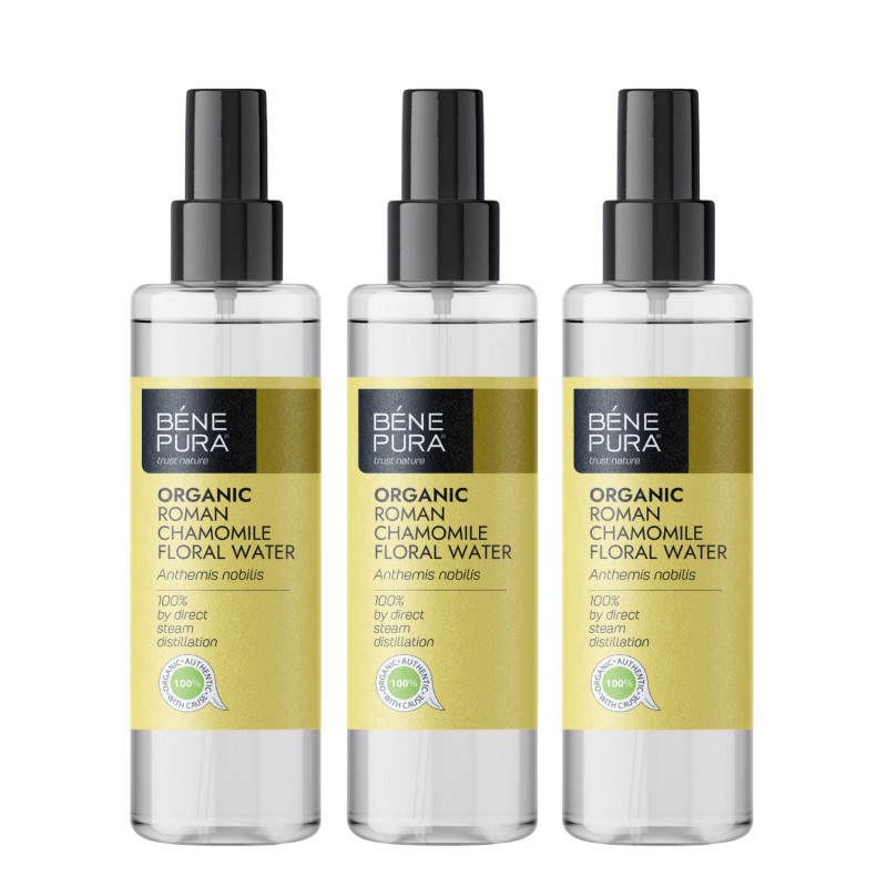 3x Bio Roman Chamomile Floral water - 250ml - Benepura.com 3x Bio Roman Chamomile Floral water - 250ml