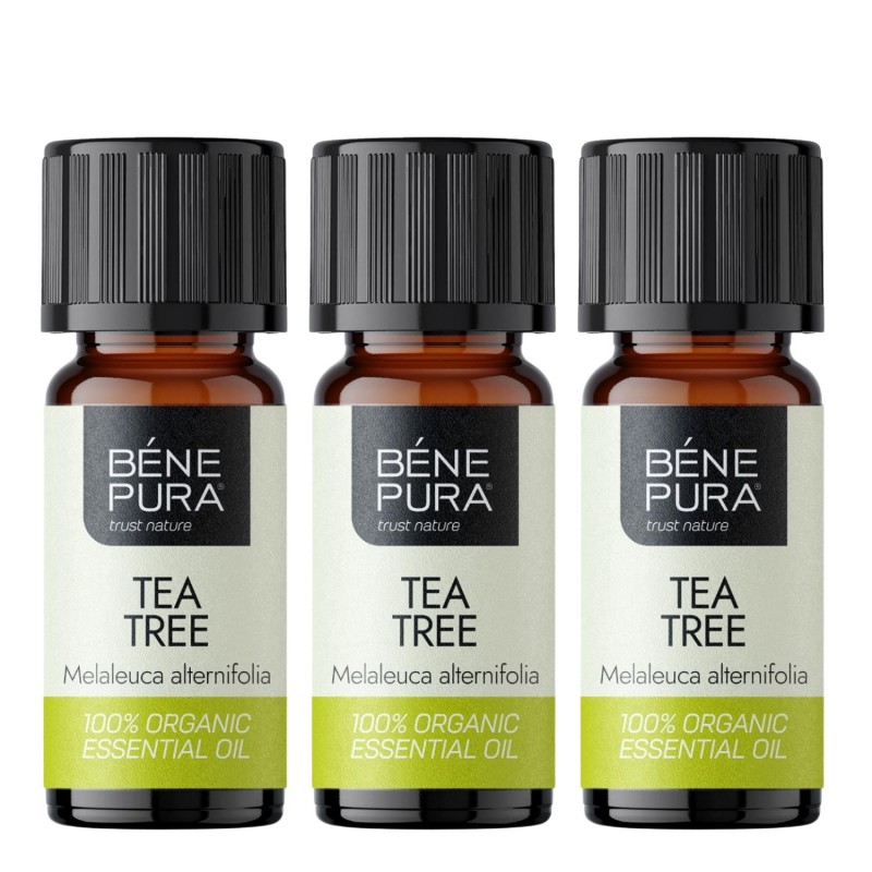 3x Bio Tea Tree Essential oil - 10ml - Benepura.com 3x Bio Tea Tree Essential oil - 10ml