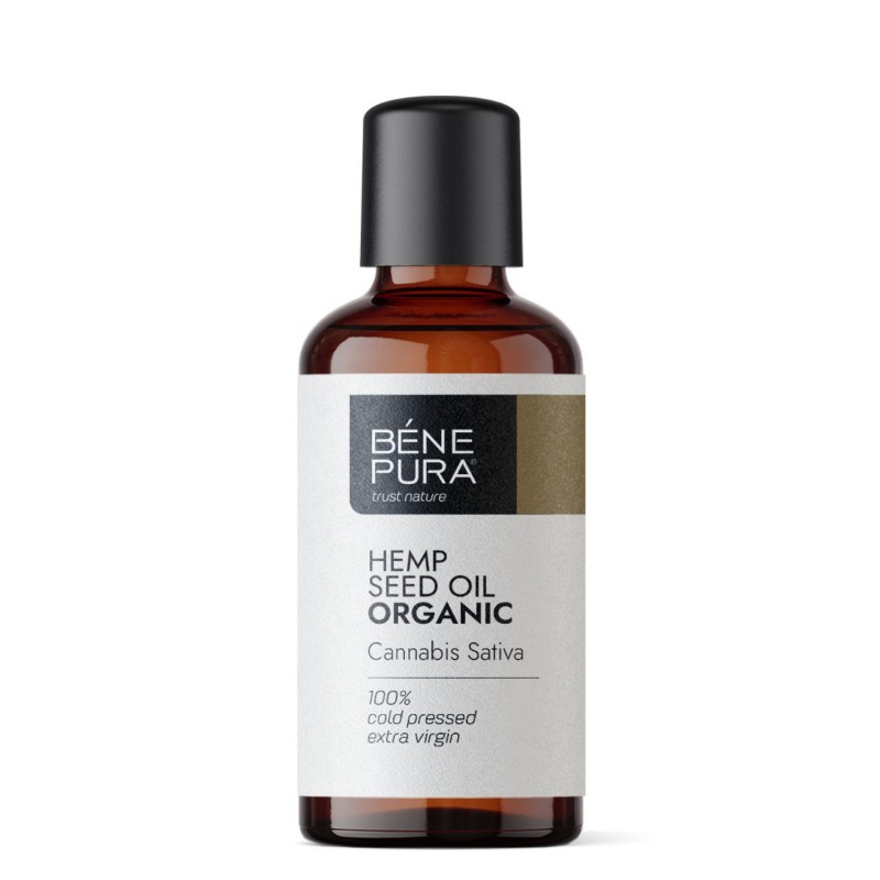 Bio Hemp Seed Carrier oil - 100ml - Benepura.com Bio Hemp Seed Carrier oil - 100ml