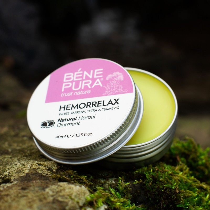 Hemorrelax ointment for Hemorrhoids with White yarrow, Tetra and Turmeric - 40ml Hemorrelax ointment for Hemorrhoids with White yarrow, Tetra and Turmeric - 40ml - Product Comparison