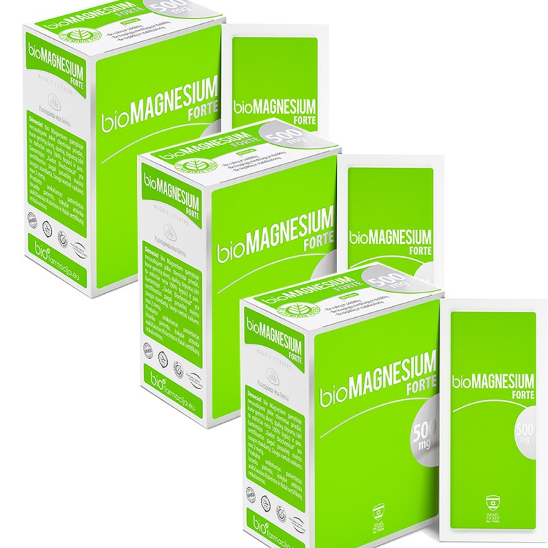 Bio Magnesium Forte 500 mg - 3x20 sachets - Supplements