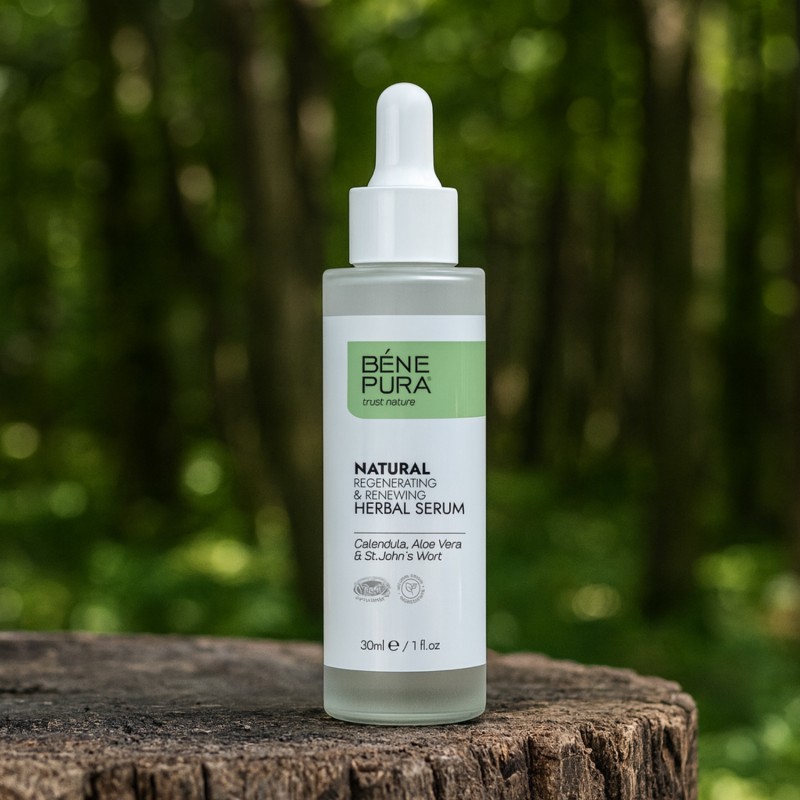 Natural face serum with Aloe vera - 30ml - Benepura.com Natural face serum with Aloe vera - 30ml
