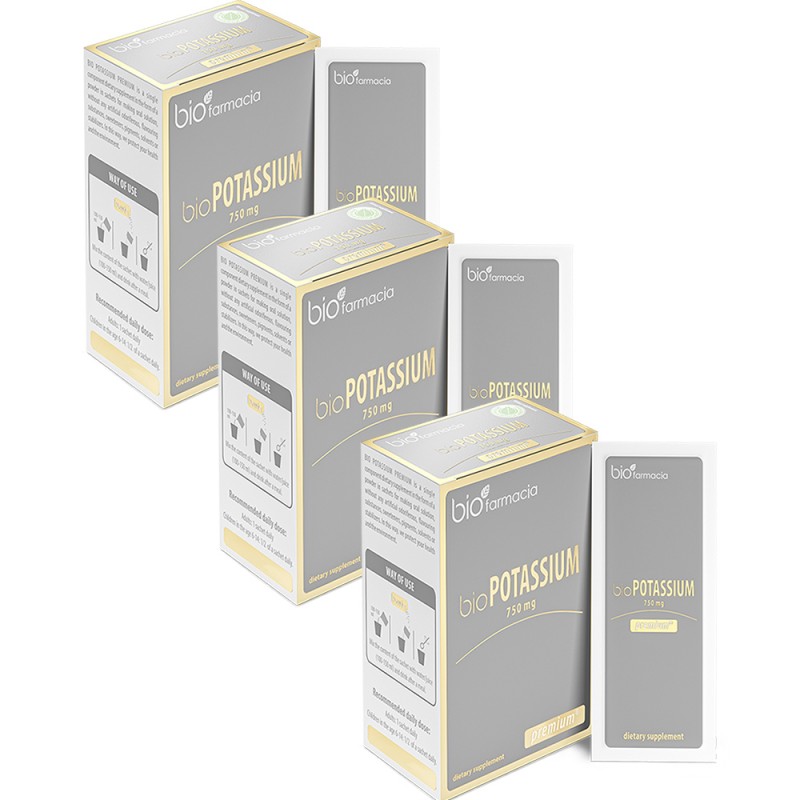 Bio Potassium 750 mg - 3x30 sachets - Supplements