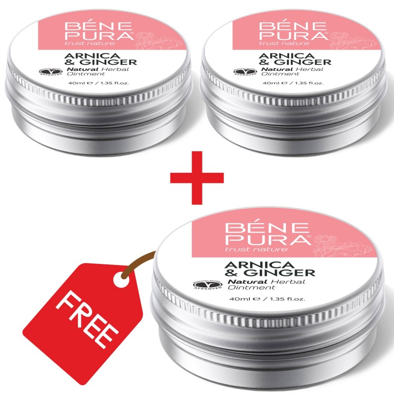 3x Ointment for Bruising with Arnica and Ginger - 40ml - Product Comparison