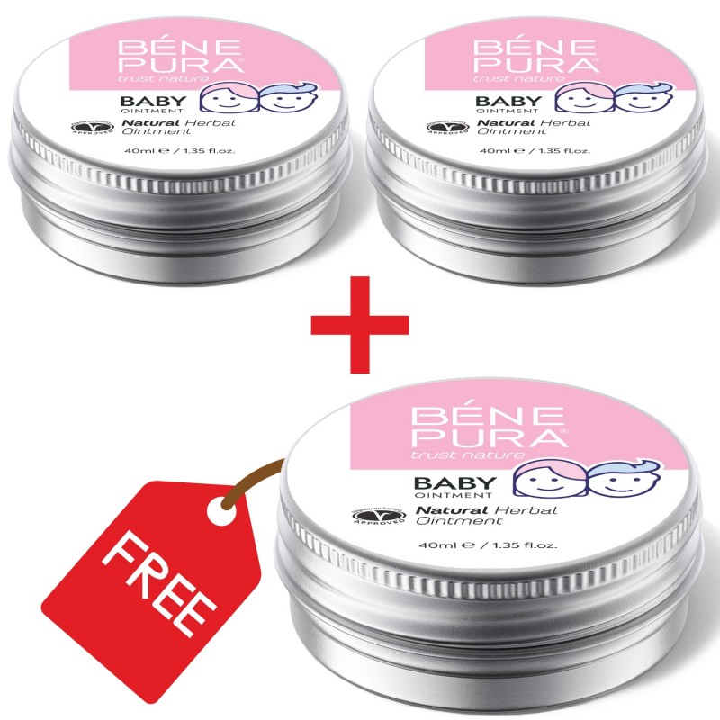 3x Diaper rash ointment with Calendula and Chamomile - 40ml - Product Comparison