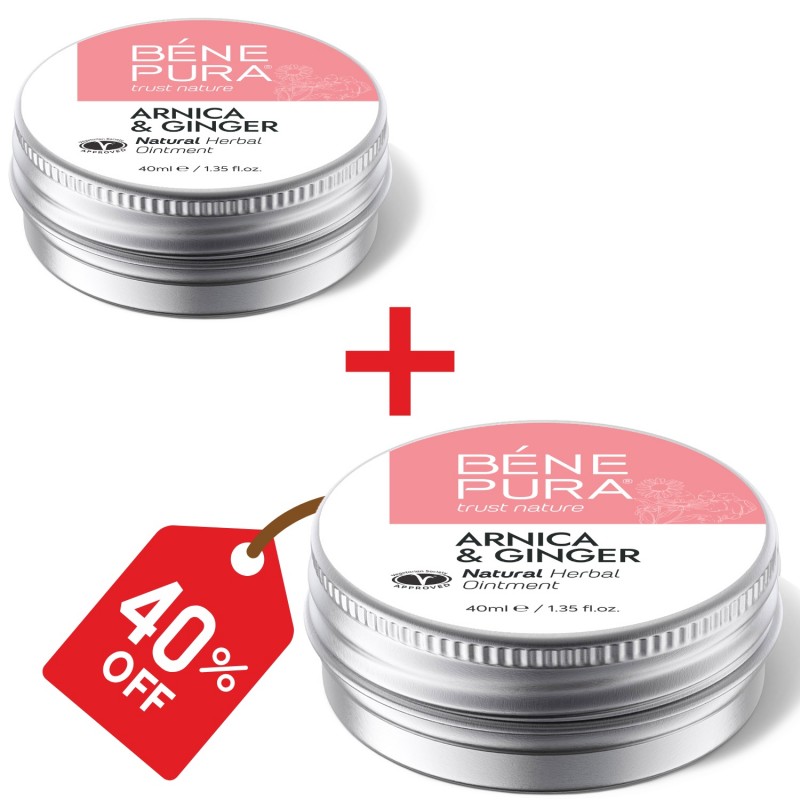 2x Ointment for Bruising with Arnica and Ginger - 40ml - Herbal ointments