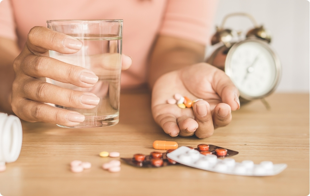 Taking certain medications