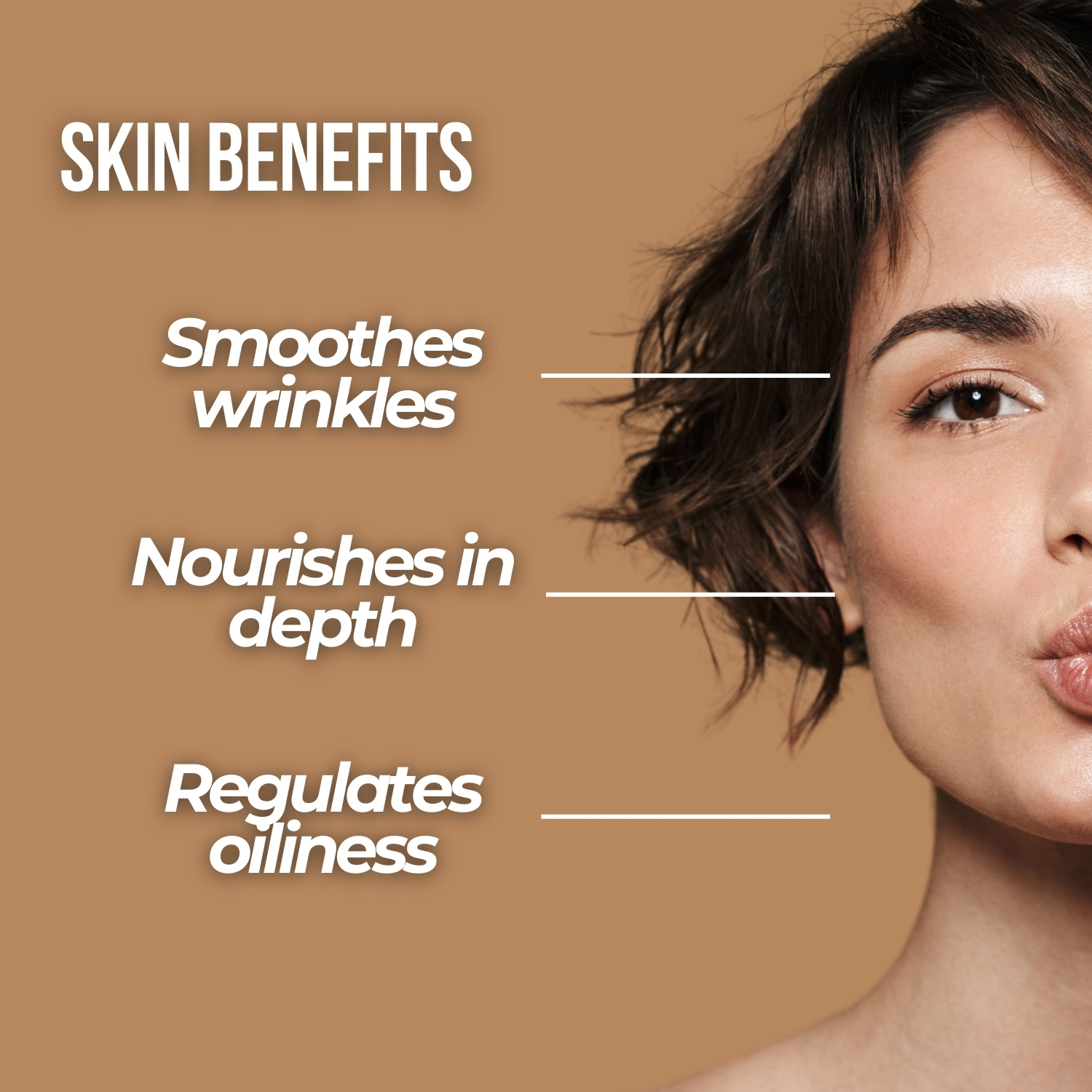 Natural moisturizing face cream with Sativa - 50ml